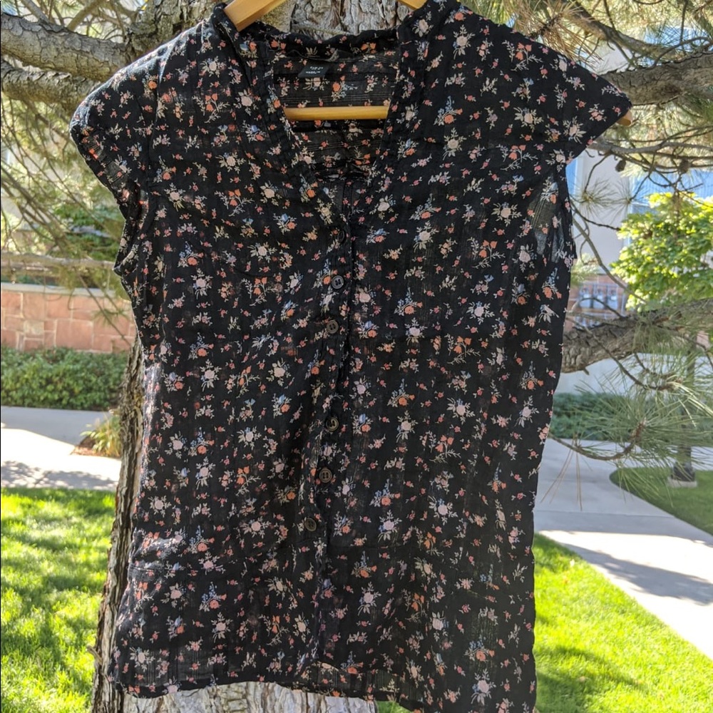 Floral Button Down